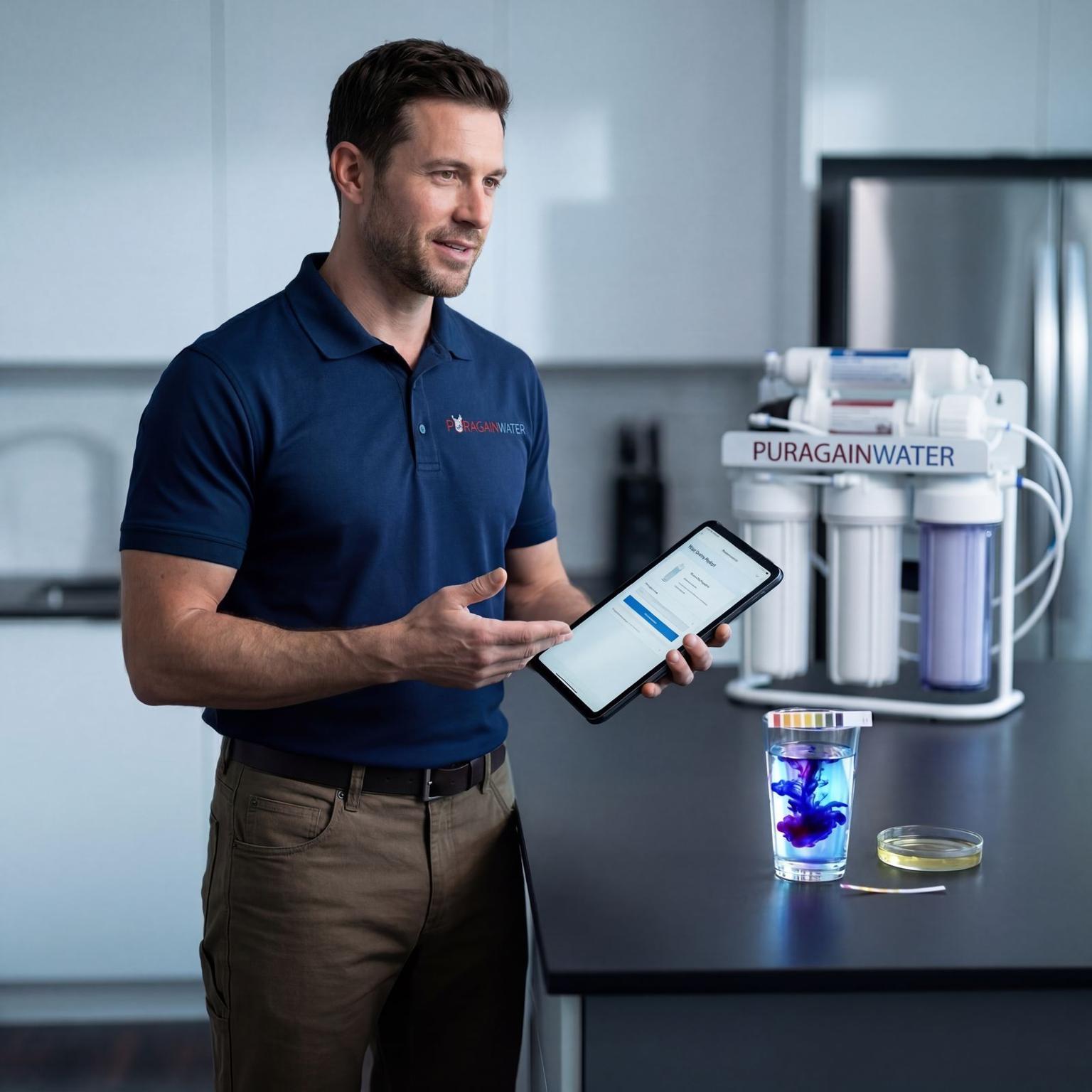 Puragain water quality test results